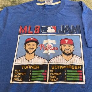 Homage Phillies T-shirt, Adult Size Small